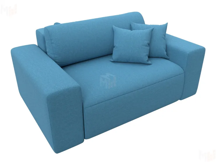 Кресло Лига-036 НПБ ( Амур голубой )