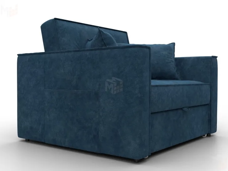 Кресло-кровать Лига-104 (80) ( BRUT 11 синий )