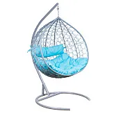 Подвесное кресло LESET БАЛИ (Серый/Бирюза яркая)