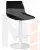 Стул барный DOBRIN TAILOR WHITE (черный велюр (MJ9-101))