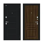 Входная металлическая дверь Пик Букле черное/Dark Barnwood