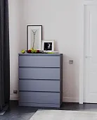 S01064 Варма 4 комод 80х100х40, серый S01064 Варма 4 комод 80х100х40, серый