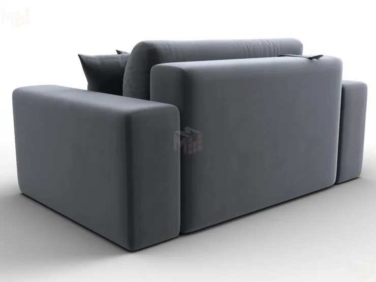 Кресло Лига-036 НПБ ( SEVEN 17 серый )