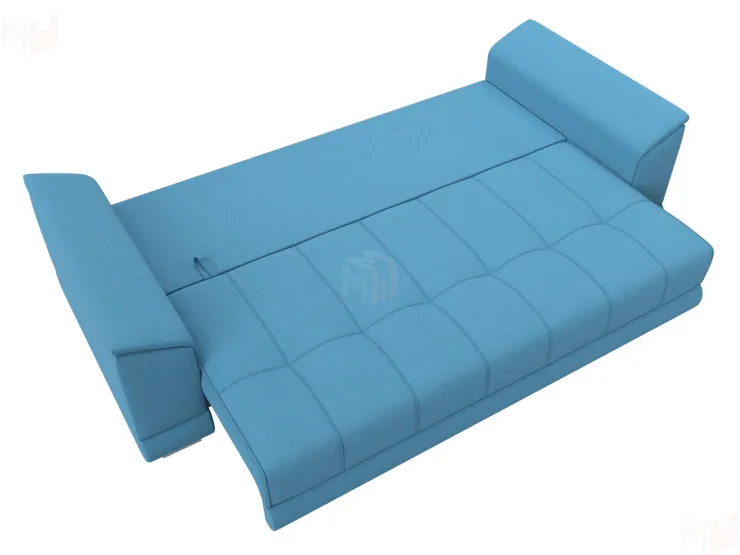 Диван прямой НордСтар НПБ ( Амур 10 голубой )