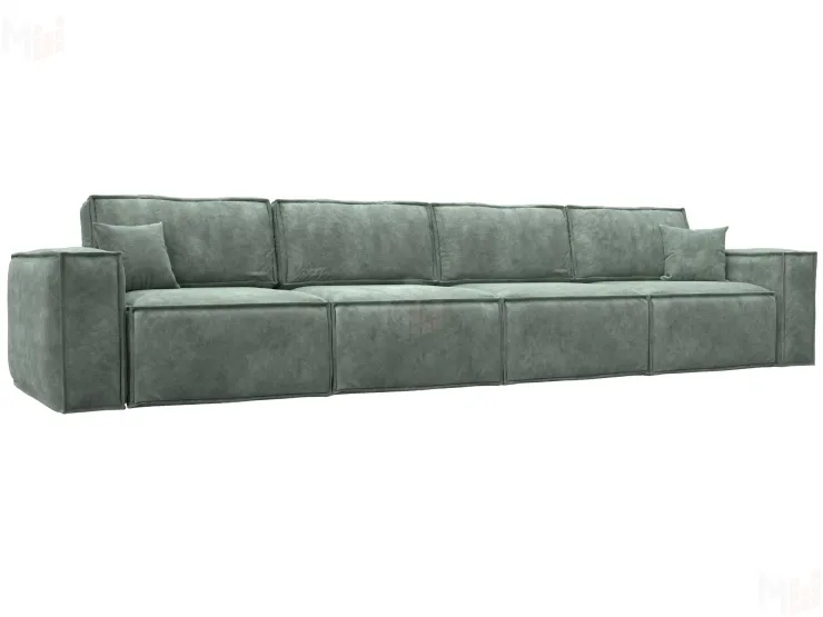 Диван прямой Лига-081 НПБ МегаЛонг ( BRUT 08 зеленый )