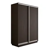 Шкаф-купе Оптим 2-х дверный 140 см. 1 штанга, 6 полок, 2 ящика