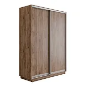 Шкаф-купе Оптим 2-х дверный 120 см.  1 штанга, 7 полок