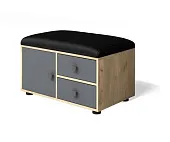 Обувница Мини-Лайт МЛ-5 Дуб крафт золотой/графит Обувница Мини-Лайт МЛ-5 Дуб крафт золотой/графит