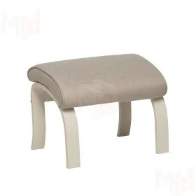 Пуф Leset Универсальный с кантом (Слоновая кость/Malmo 05 (бежевый), кант Malmo 05 (бежевый))