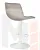 Стул барный DOBRIN TAILOR WHITE (серый велюр (MJ9-75))