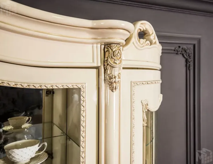 Сервант Джоконда 4-ств крем глянец