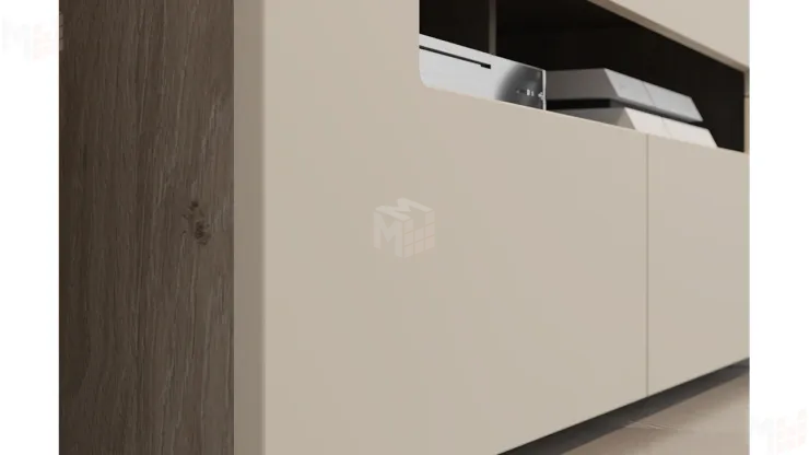 Тумба для ТВ Фьюжн - ТД-260.03.12 Бежевый, Дуб Сонома трюфель