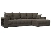 Диван угловой с декором и полкой Лига-050 НПБ