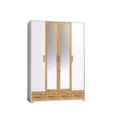 Шкаф для одежды и белья Айрис 555  Белый/Дуб золотистый Шкаф для одежды и белья Айрис 555  Белый/Дуб золотистый