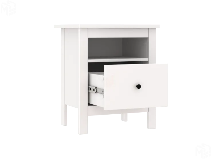 Тумба прикроватная Сага белая