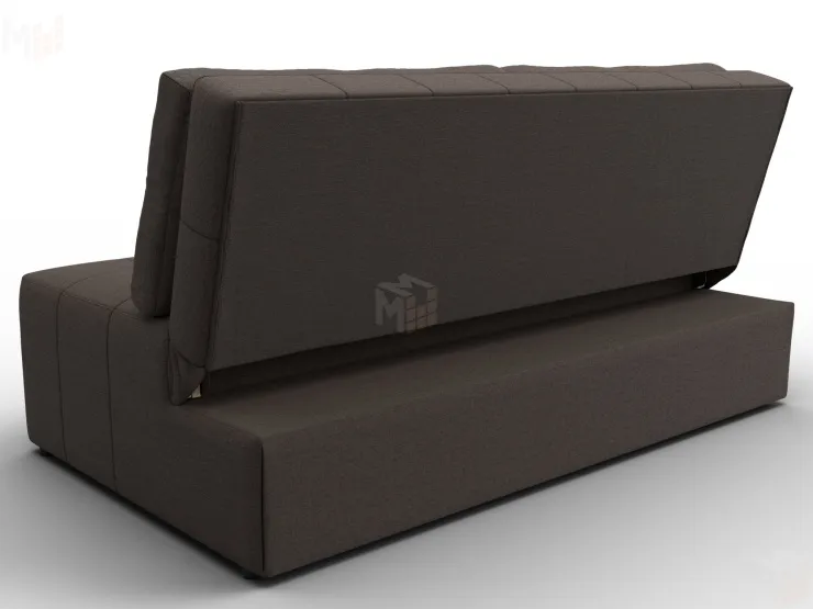 Диван прямой Лига-107 (160) ( Амур 05 коричневый )