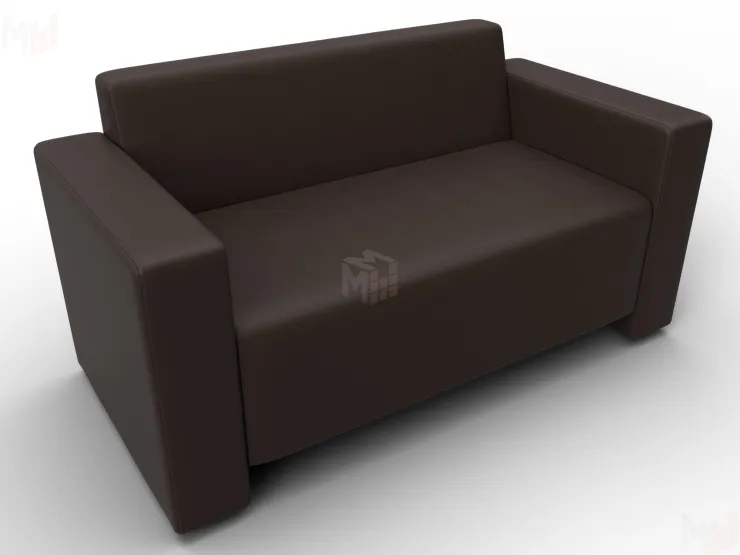 Диван прямой Лига-093 ( Коричневый )