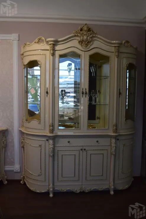 Сервант Джоконда 4-ств крем глянец