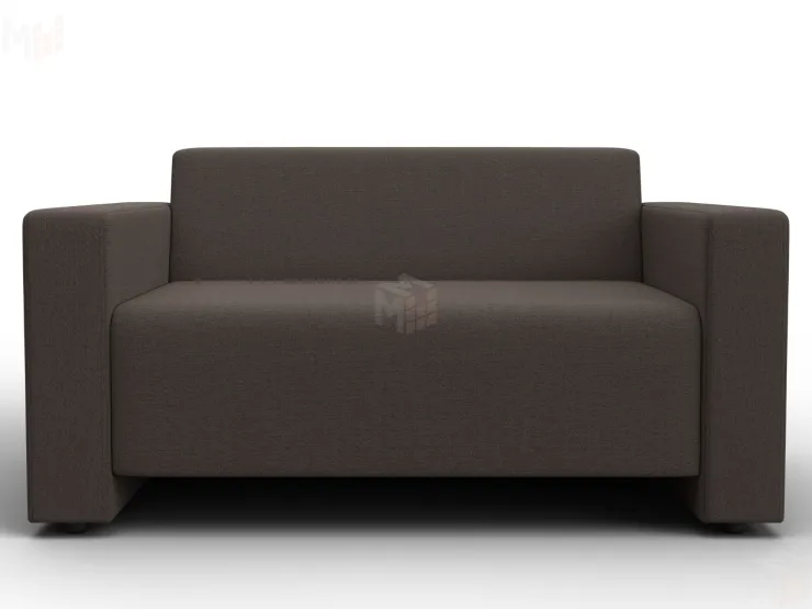 Диван прямой Лига-093 ( Амур 05 коричневый )