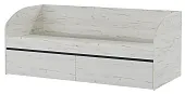 Кровать-софа  ГРЕТТА с ящиками Дуб Крафт белый