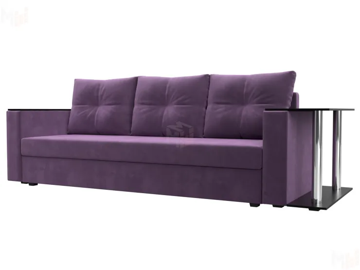 Диван прямой Атланта со столом справа