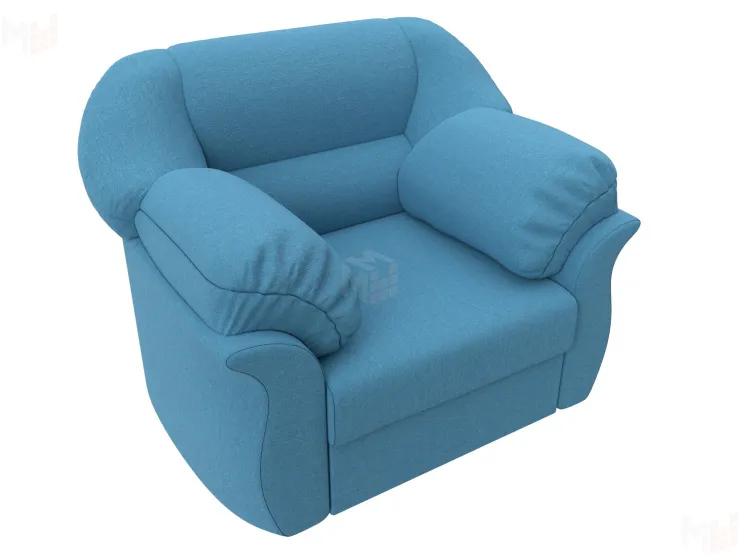 Кресло Карнелла ( Амур 10 голубой )