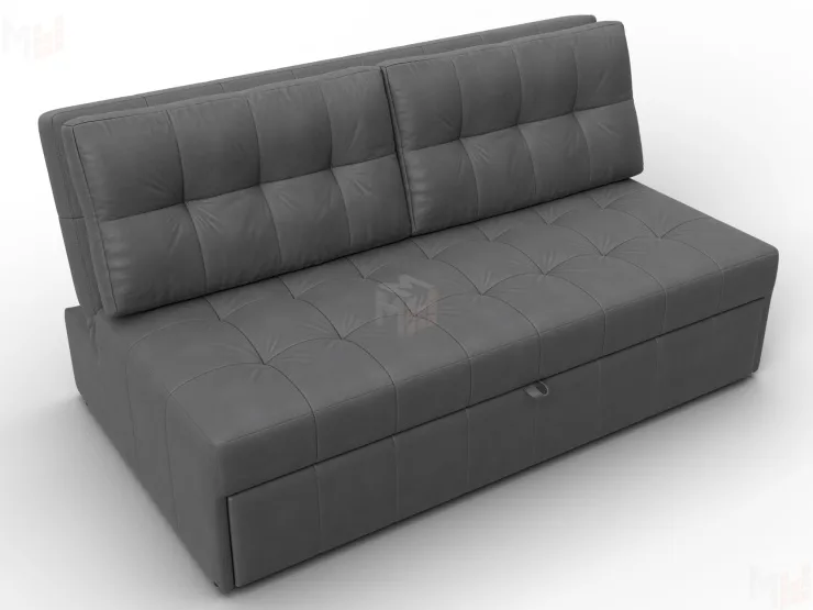 Диван прямой Лига-107 (160) ( JOLY 13 серый )