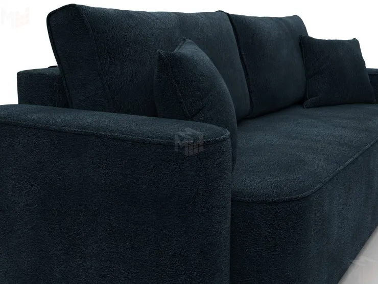 Диван прямой Лига-118 НПБ ( LAIM 21 графит )