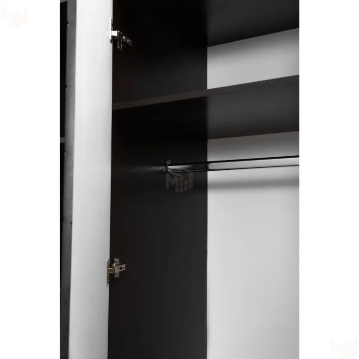 Шкаф трёхстворчатый Копенгаген (дуб самдал/серый графит)