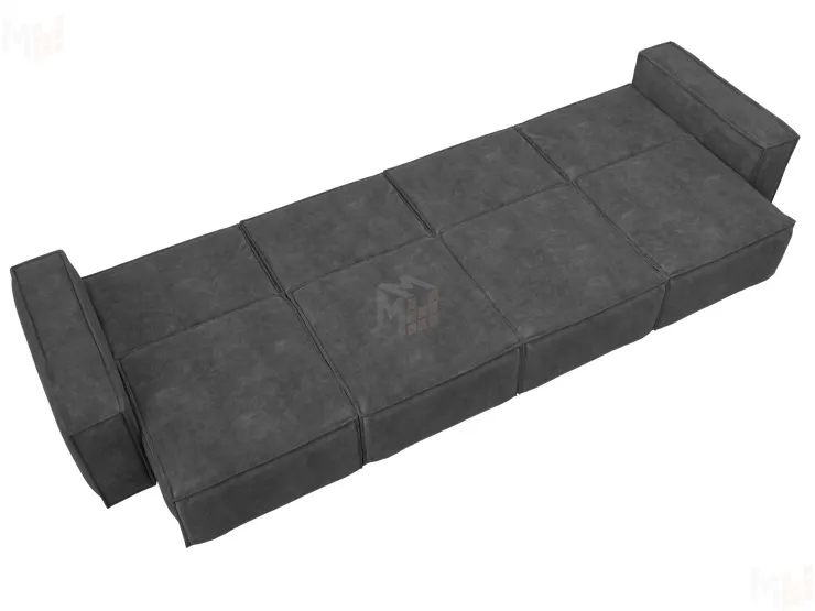 Диван прямой Лига-081 НПБ МегаЛонг ( BRUT 16 темно-серый )