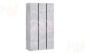 Шкаф 3-х створчатый Дэли 3 Цемент Светлый
