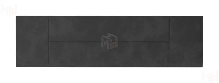 Кровать КР-1600 Беатрис с ПМ дуб Крафт белый-Антрацит Кровать КР-1600 Беатрис с ПМ дуб Крафт белый-Антрацит