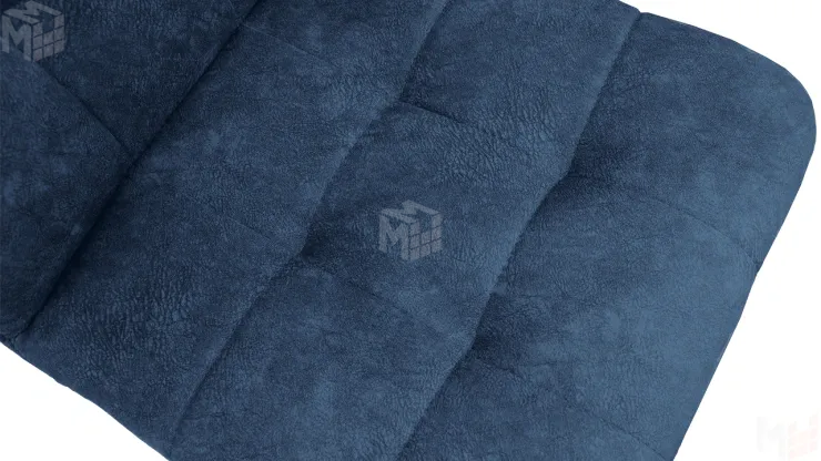 Стул Аспен К3 Черный муар, Велюр Wellmart Blue