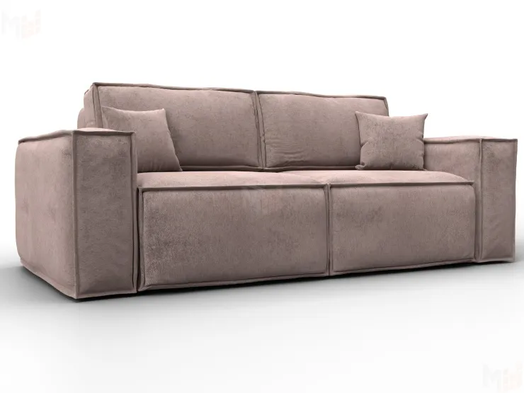 Диван прямой Лига-081 НПБ ( TOWER 05 бежевый )