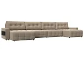 Диван П-образный с полками Лига-053 НПБ Лонг