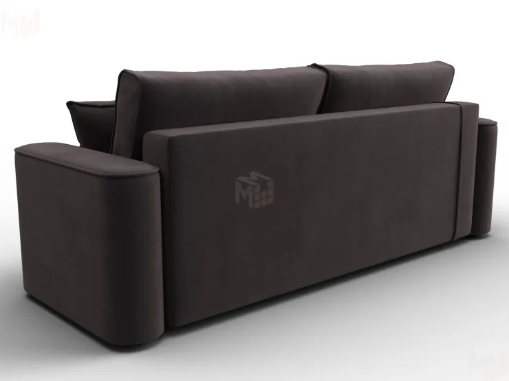 Диван прямой Лига-118 НПБ ( SEVEN 727 коричневый )