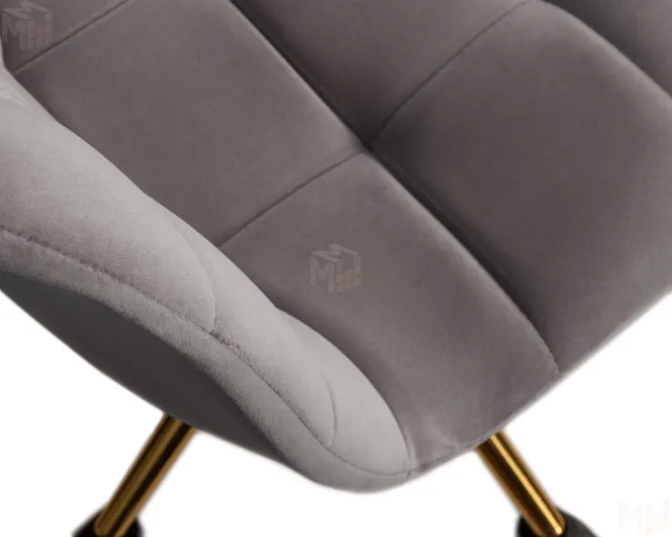 Офисное кресло для персонала DOBRIN MONTY GOLD (серый велюр (MJ9-75)) Офисное кресло для персонала DOBRIN MONTY GOLD (серый велюр (MJ9-75))