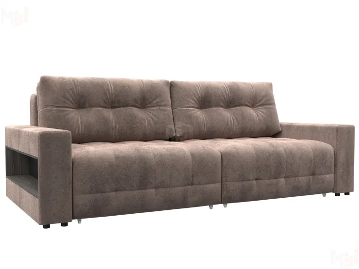 Диван прямой с полками Лига-053 НПБ