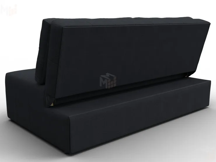 Диван прямой Лига-107 (160) ( JOLY 16 темно-серый )