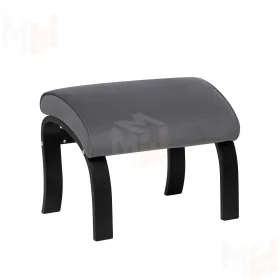 Пуф Leset Универсальный с кантом (Венге/V32 серый, кант V32 серый)