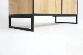 Шкаф-витрина Виртон 21 Дуб Крафт Золотой