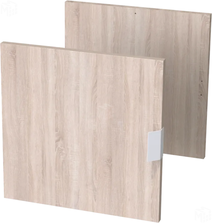 S00708 Фора 4.2. комплект выдвижных ящиков 33х33х37, дуб беленый