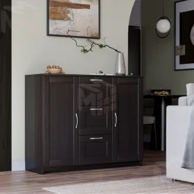 2.02.03.340.5 СИРИУС тумба 2 двери и 3 ящика 117х95 Дуб Венге RU