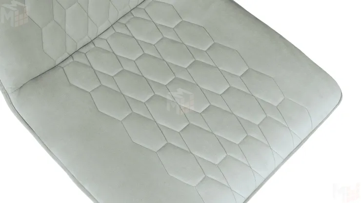 Стул Хьюго К1С Черный муар, Велюр Confetti  Silver