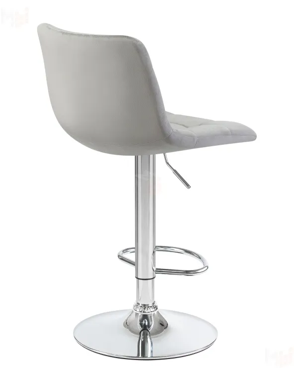 Стул барный DOBRIN TAILOR (серый велюр (MJ9-75))