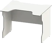 Стол компьютерный игровой ВАРДИГ K2 (белый/серебристый)