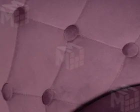 Стул барный DOBRIN JOSEPH BLACK (пудрово-сиреневый велюр (MJ9-52))