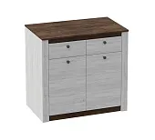 Тумба с двумя ящиками и двумя дверцами Даллас Тумба с двумя ящиками и двумя дверцами Даллас