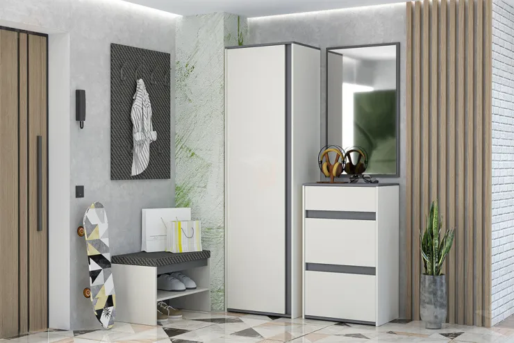 Модульная прихожая Иннэс 12 набор 1