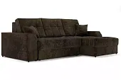 Угловой диван-кровать Лас-Вегас Коричневый правый  Угловой диван-кровать Лас-Вегас Коричневый правый